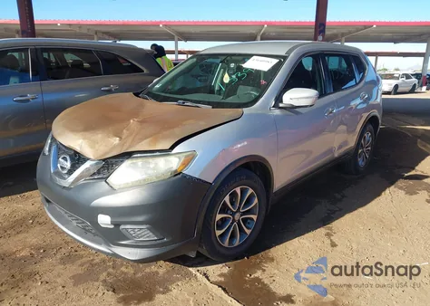 2014 Nissan Rogue S из США, поврежденный, VIN 5N1AT2MT7EC868199
